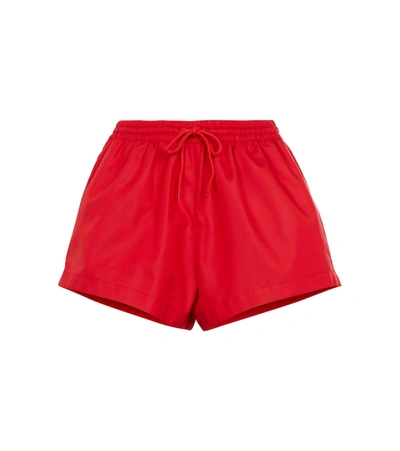 Wardrobe.nyc Drawstring Shorts In Red
