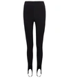 Wardrobe.nyc Slim-fit Stirrup Trousers In Black