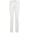 Wardrobe.nyc High-waisted Straight-leg Jeans In White/black