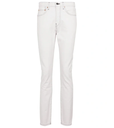 Wardrobe.nyc High-waisted Straight-leg Jeans In White