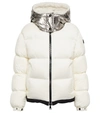 Moncler Bufonie Hooded Quilted Shell Down Jacket In White
