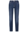 Frame Le Skinny De Jeanne Mid-rise Jeans In Dublin