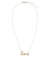 SYDNEY EVAN LOVE 14KT GOLD NECKLACE WITH SAPPHIRES,P00631514