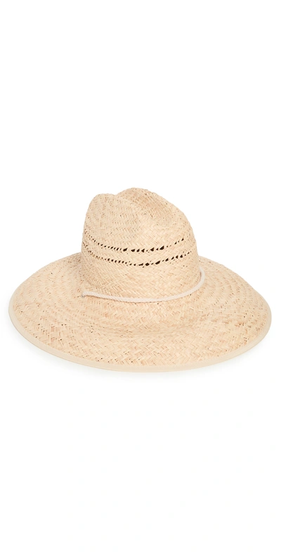 Lack Of Color The Vista Raffia Brimmed Hat In Natural