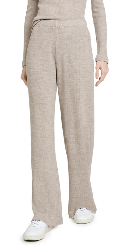 Vince Ribbed Lounge Pants In Birch