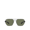 Ray Ban Ray-ban Womens Grey Rb3672 Logo-plaque Metal Sunglasses In .