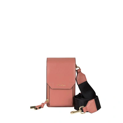 Maison Häroã¯ne Phone Bag Kaia Phone Leather Imitation In Pink