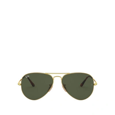 Ray Ban Aviator Metal Ii Green Classic G-15 Unisex Sunglasses Rb3689 914731 55