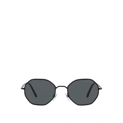 Giorgio Armani Ar6112j Matte Black Male Sunglasses