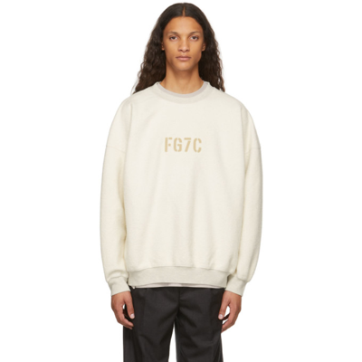 Fear Of God Inside Out Crewneck Sweatshirt Cream Heather In Fear Of God Inside Out Crewneck Sweatshirt Cream Heather In