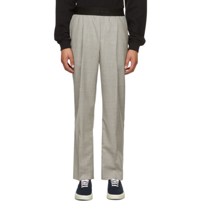 Fear Of God Everyday Pleated Trousers In Grey