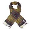 Barbour Tartan Cashmere Scarf In Green
