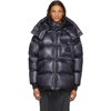 Moncler Lamentin Micro Ripstop Down Jacket In Navy