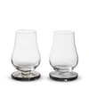 Tom Dixon Set Of 2 Puck Nosing Glasses In Clear,smoke
