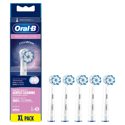 Oral B Oral-b Sensitive Clean Toothbrush Head - 5 Counts