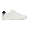 PS BY PAUL SMITH WHITE LEATHER ZEBRA REX SNEAKERS