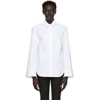 Totême Toteme Oversized Poplin Tux Shirt White In 100 White