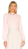 L'academie Fable Sweater In Blush