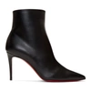 Christian Louboutin So Kate Booty 85 Leather Ankle Boots In Nero