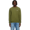 BALMAIN GREEN LOGO SWEATSHIRT