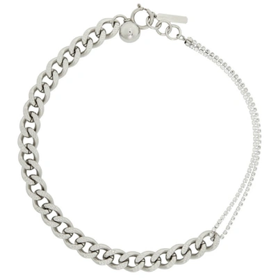 Justine Clenquet Silver Betty Choker Necklace