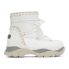 MOU WHITE CHUNKY SNEAKER LACE-UP BOOTS