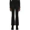 CAES BLACK RELAXED KNITTED TROUSERS