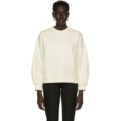 Caes Off-white Organic Cotton Sweatshirt In Off White