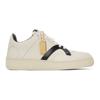 Human Recreational Services Off-white Mongoose Low Sneakers In Black/bone