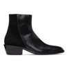 HUMAN RECREATIONAL SERVICES SSENSE EXCLUSIVE BLACK LUTHER BOOTS
