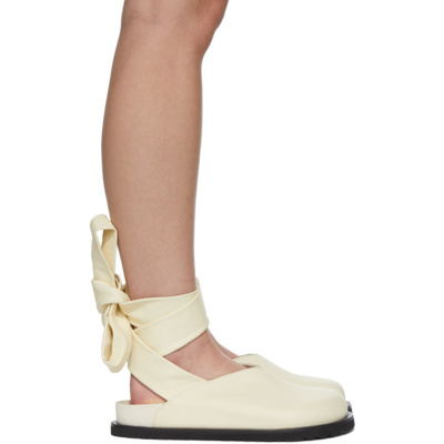 Jil Sander Birkenstock Edition Velan Clog Sandals In White