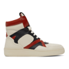 HUMAN RECREATIONAL SERVICES OFF-WHITE & RED MONGOOSE SNEAKERS