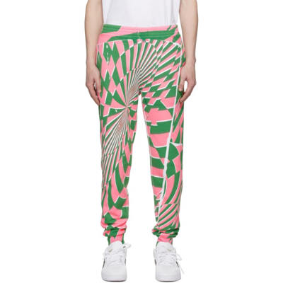 Stella Mccartney Multicolor Ed Curtis Edition Optical Lounge Trousers In 8490 Multicolor