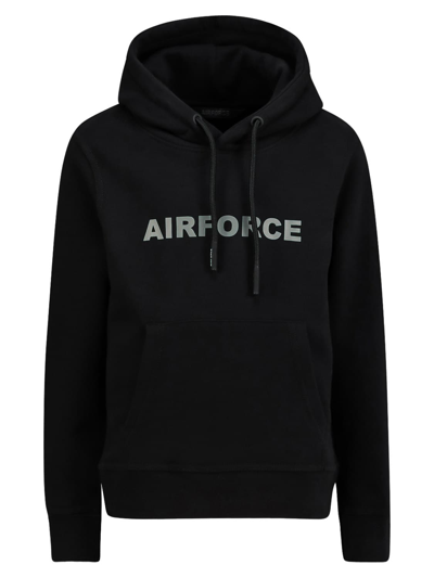 Airforce Kids Hoodie For Boys In Black