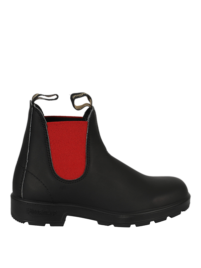 Blundstone Elastic Sided V-cut Ankle Boots In Black