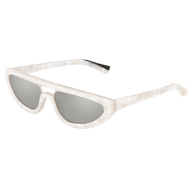 Alain Mikli Fiare Mirror Silver Unisex Sunglasses 0a05047 002 6g55 In Silver Tone
