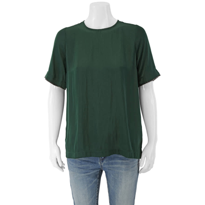 Essentiel Antwerp Essentiel Ladies Green Crewneck T-shirt