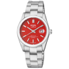 Gevril West Village Automatic Red Dial Mens Watch 48912 In Red