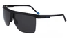 DKNY GREY SHIELD UNISEX SUNGLASSES DK504S 001 66