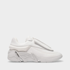 Raf Simons Leather Antei Sneakers In White In White