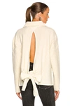 Moussy Vintage Leading Author Knit Sweater In Off White