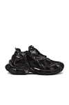 Balenciaga Track Laminated-panels Sneakers In Black