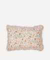 Coco & Wolf Linen Garden And Luna Belle Frill Edge Pillowcases Set Of Two In Pink