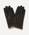 Dents Lorraine Wool-lined Leather Gloves In Black