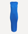Issey Miyake New Colorful Basics 2 Tank Dress In Blue