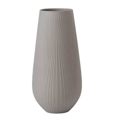 Wedgwood Jasper Folia Tall Vase (31cm) In Neutral