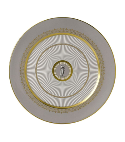 Wedgwood Anthemion Grey Plate (30.5cm)