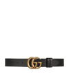 GUCCI LEATHER REVERSIBLE MARMONT BELT,12789786