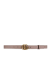 GUCCI LEATHER DOUBLE G BELT,12789792