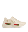 GUCCI LEATHER RHYTON SNEAKERS,12964609